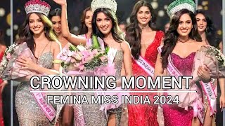 THE 60th FEMINA MISS INDIA 2024 Crowning Moment [upl. by Berthold]