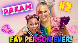 I DANCED WITH JOJO SIWA AGAIN 😱✨🎀 [upl. by Dleifniw]