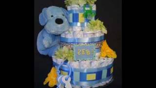 Adorable Diaper Cakes by Liz  The Perfect Baby Shower Gift [upl. by Roddie]