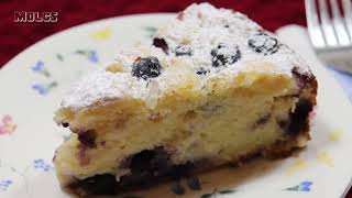 Delicious Blueberry Ricotta Cake Recipe  MOLCS Easy Recipes [upl. by Muhcan421]