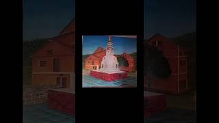 Wall Painting  Nepalese Temple  34 DK Art [upl. by Ubana]