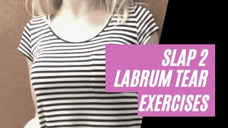 SLAP 2 Labrum Tear Shoulder Exercises [upl. by Milde]