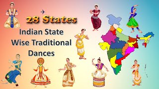 Indian 28 States Folk Dances amp Traditional Dances of India Official Video folkdancesofindia [upl. by Ciel171]