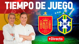 Directo del España 33 Brasil en Tiempo de Juego COPE [upl. by Radek]