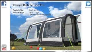 a2zcampingcouk present the all new Kampa Rally 330 Air Pro caravan awning [upl. by Leroj958]