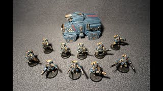 Painted amp Fully Magnetized Tempestus Scions Force Warhammer 40k [upl. by Ardnekahs]