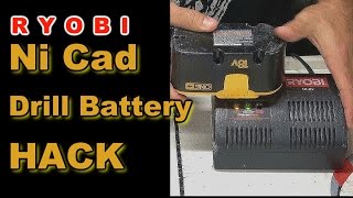 RYOBI Ni Cad Drill Battery Hack [upl. by Shirlene]