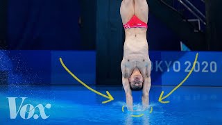 How Olympic divers make the perfect tiny splash [upl. by Aydne125]