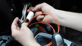 LaPower fiber optic bluetooth adapter installation to Mercedes w211 audio20 Unit [upl. by Radborne]