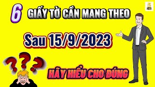 quotMỚIquot 6 loại GIẤY TỜ cần MANG THEO khi đi đường từ 1592023▶️ Hãy HIỂU ĐÚNG theo THÔNG TƯ 32 MỚI [upl. by Renraw]