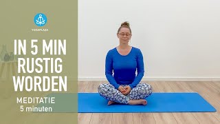 In 5 minuten Rustig Worden Meditatie [upl. by Vivyan]