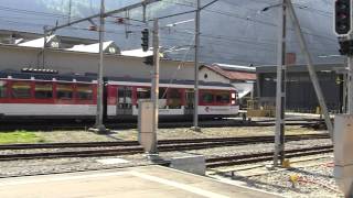 Zentralbahn train depot Meiringen [upl. by Benedikt934]