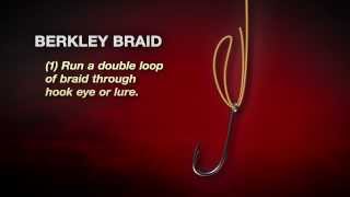 How to Tie a Berkley Braid Knot in 6 Easy steps [upl. by Nassir]