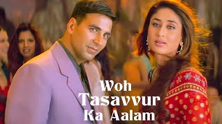 Woh Tassavur Ka Aalam  Woh Pyaar Pyaar Pyaar  Akshay Kareena  Udit amp Alka  Aitraaz  Hindi Song [upl. by Luba]