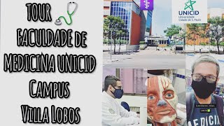 MEDVLOG  Tour pela Faculdade de Medicina UNICID  medicinaunicid [upl. by Alesandrini]