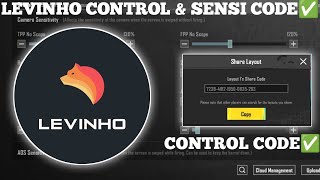 2024 LEVINHO SENSITIVITY SETTINGS  LEVINHO CONTROL CODE  levinho 5 finger CONTROL ZONE [upl. by Esirahs169]