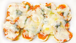 Margherita Pizza Bread Bites Recipe  Uncut Recipes [upl. by Levin61]