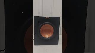 KLIPSCH REFERENCE 10quot POWERED SUBWOOFER SPEAKER R10SW [upl. by Zebapda]