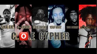 COE CYPHER  WITH EBK CHOPPA X SHA EK X BLOVEE X COE WIKI X 150 WIZ X 150 BUMP [upl. by Anairol]