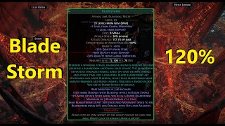 323 120 Quality Bladestorm  9 Maximum Bladestorms Not Full Build [upl. by Erasme149]