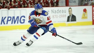 Max Barbashev  1st QMJHL GOAL  Moncton Wildcats [upl. by Aymik]