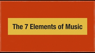 How Music Works Blast Off Level Video 2 The 7 Elements of Music [upl. by Suzie]