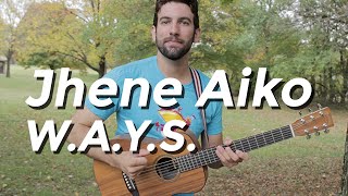 Jhene Aiko  WAYS Guitar Tutorial by Shawn Parrotte [upl. by Lily]