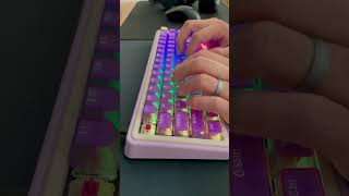 Cidoo Nebula  Gateron Aliaz Silent Tactile  Typing Test keyboardsounds [upl. by Renrag]