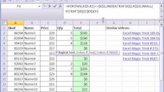 Excel Magic Trick 434 Extract Completed Records with Formula [upl. by Vernier]