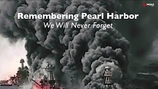 Remembering Pearl Harbor See Footage Hear FDR [upl. by Owiat533]