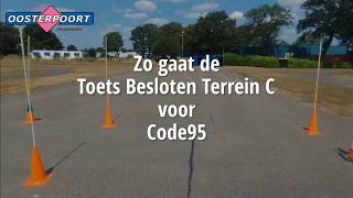 Zo gaat de Toets Besloten Terrein C met de vrachtauto [upl. by Eilsek]