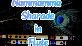 Nammamma Sharade in FluteRaga HanshadwaniKaherwa Taal [upl. by Annaehs]