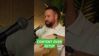 Content Over Setup in Podcasts podcast studio contentcreator [upl. by Stuckey253]