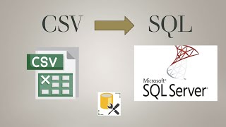 Comment Importer un fichier CSV dans une base de données SQL Server [upl. by On]