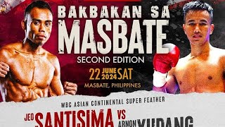 Jeo Santisima vs Arnon Yupang fight live commentary  Dasmariñas vs Estrada and Domingo vs Magsalin [upl. by Chelsey]