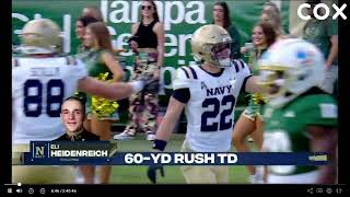 Navy vs USF Football 2024 Full Game [upl. by Ferullo]