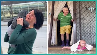 Grandparents Meet Grandchild for the First Time  Emotional Surprises 😭😭 [upl. by Gad]