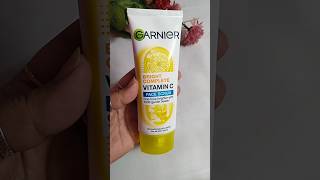 Garnier bright complete vitamin c face scrub shorts short shortvideo facewash [upl. by Ginnifer]