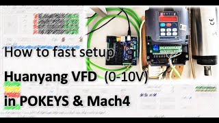 Quicktip Pokeys57CNC amp Mach4 Frequenzumrichter anschließen [upl. by Shayne270]