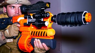 Nerf War The Haunted House [upl. by Yebloc]