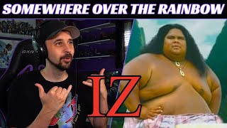 IZ REACTION  Somewhere Over The Rainbow Israel Kamakawiwoʻole [upl. by Wolff]