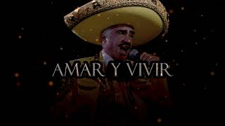 Vicente Fernandez  Amar y Vivir Regional Mexicano 2023 [upl. by Arahas]