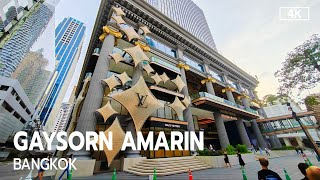 Gaysorn Amarin Bangkok Newest Shopping Mall Walking Tour 2024 4K [upl. by Oigolue384]