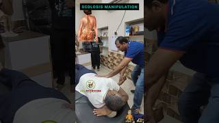 scoliosis chiropractic relief trend yt feed srinivasmurthy chiropractorchiropraticshorts [upl. by Einamrej]