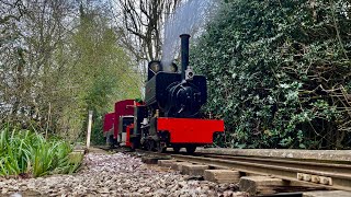 A full lap of the garden railway on no2 wren [upl. by Atiuqet665]