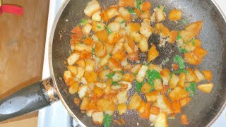 Pommes persillade Crispy herby potatoes [upl. by Eberta395]