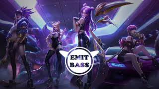 KDA  POPSTARS  BASS BOOSTED  🎧 🎵 [upl. by Asirrom]