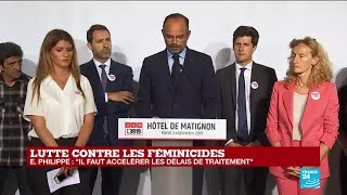 REPLAY  le discours dEdouard Philippe à louverture du quotgrenelle des violences conjugalesquot [upl. by Imhsar55]