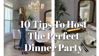 10 Tips To Host The Perfect Dinner Party  Southern Style [upl. by Erdnael]