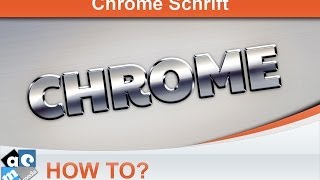 How To  Chrome Text erstellen Tutorial Deutsch Photoshop [upl. by Engenia80]